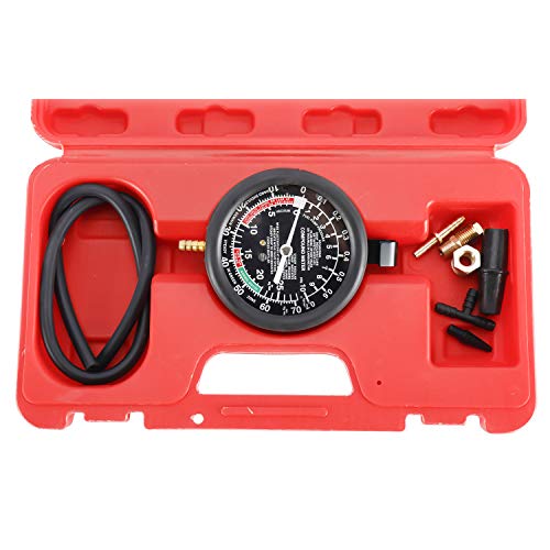 BTSHUB Fuel Pump & Vacuum Tester Gauge Leak Carburetor Pressure Diagnostics Tool Kit