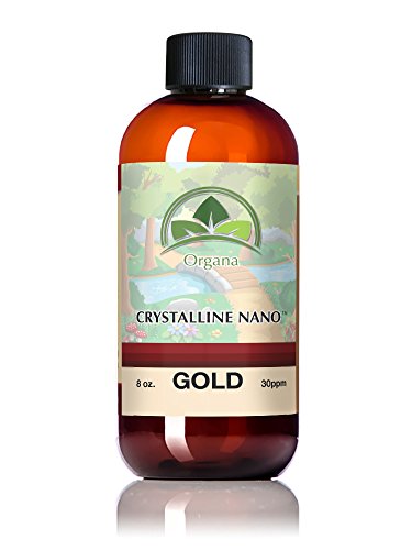 The Best Nano Colloidal Gold Mineral - 30 Parts Per Million - Colloidal Minerals - BPA Free Bottle