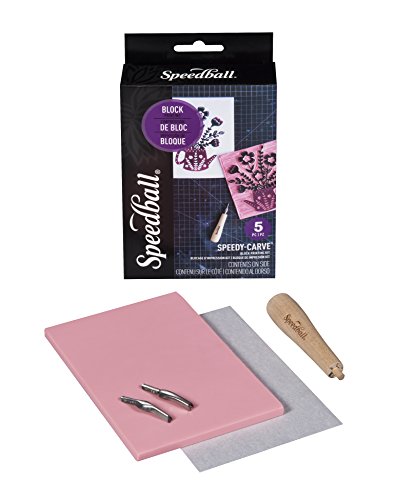 Speedball Speedy-Carve Rubber Stamp Making Kit – Great Starter for Beginners