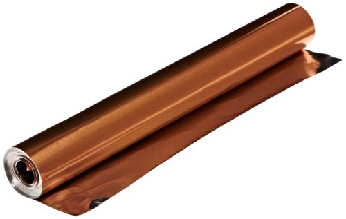 St Louis Crafts 38 Gauge Aluminum Foil - 12 Inches x 25 Feet - Copper Roll Only