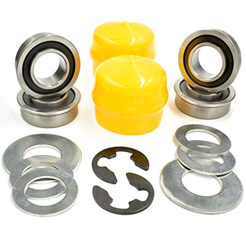 HD Switch Front Wheel Bearings Kit Replaces John Deere L100 L105 L108 L110 L120 L130 Bushing to Bearing Conversion Kit