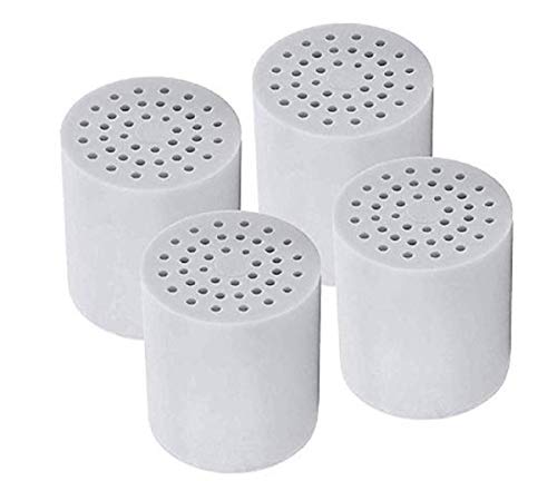 4 Packs Shower Lab Pro 10-Stage Shower Filter Replacement Cartridges - Removes Chlorine, Heavy Metals & Hard Water - Works with Any Universal Shower Head Filter - Improves Skin & Hair Health
