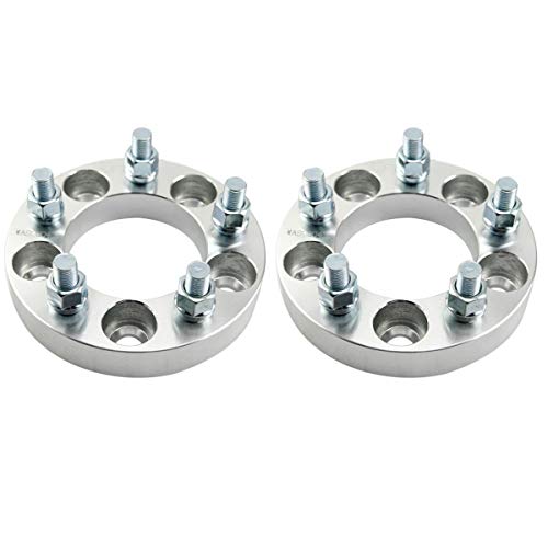 Orion Motor Tech 2pc Wheel Spacers/Adapters | 5 Lug 5x4.5 / 5x114.3-1' Thickness - 1/2' x20 Studs for Dodge Nitro Ford Mustang Jeep Wrangler Lincoln Mazda Mercury