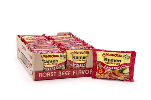 Maruchan Ramen, Roast Beef, 3-Ounce Packages (Pack of 24)