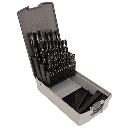29 Piece Fractional Inch Brad Point Drill Bit Set Ideal for Woodworkers, Contractors, Home or Workshop. Drill Into Wood and Other Non-metallic Surfaces