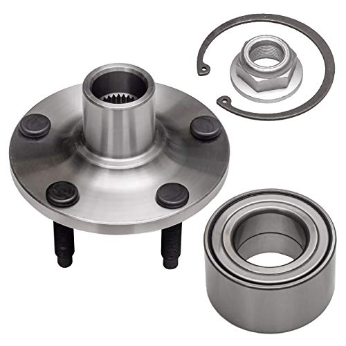 TUCAREST 518517 Front Wheel Bearing and Hub Assembly Compatible With 2007 08 09 2010 Ford Edge Lincoln MKX [5 Stud Hub Repair Kit]