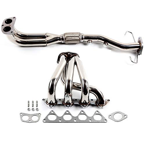 ECCPP Exhaust System HDSML02T2 Replacement Exhaust Manifolds Fit for 2002-2007 Lancer 4CYL