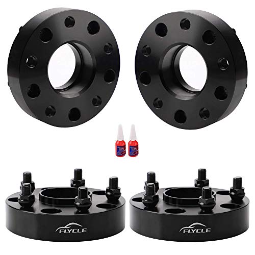 FLYCLE 4PCS 1.5 inch 5x5.5 Hubcentric Wheel Spacers Compatible with Aspen Dodge Ram 1500 Durango Dakota with 9/16x18 Studs 77.8mm Center Bore