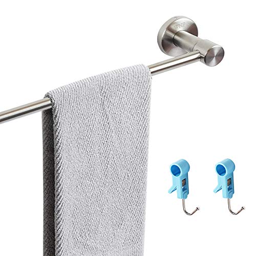 NBWNP Towel Bars for Bathroom, 18 Inch Bath Towel Holders Stainless Steel Wall Mounted Towel Racks Hardware Towel Shelf for Bathroom and Kitchen