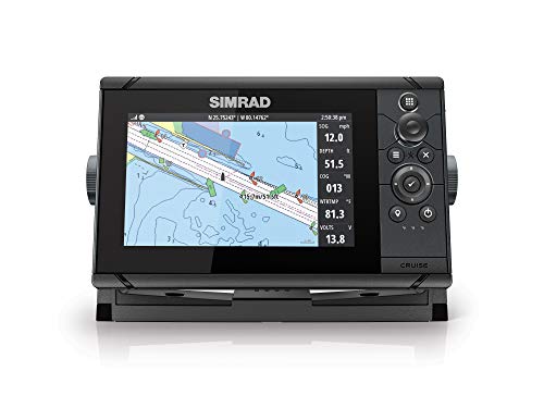 Simrad Cruise-7 Chart Plotter with 7-inch Screen and US Coastal Maps Installed