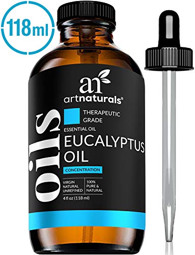ArtNaturals 100% Pure Eucalyptus Essential Oil - (4.0 Fl Oz / 118ml) - Therapeutic Grade Natural Oils