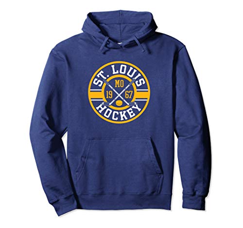 St. Louis Missouri MO Vintage Ice Hockey Sticks STL Gift Pullover Hoodie