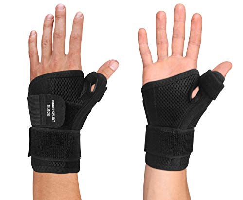 Thumb Brace - Thumb Spica Splint for Arthritis, Tendonitis and More. Fits Both Right Hand and Left Hand for Men and Women. Wrist, Hand, and Thumb Stabilizer Immobilizer. Trigger Thumbs Support Braces