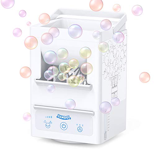 Bubble Machine Automatic Bubble Maker - Portable Bubble Blower for Kids USB Rechargeable Professional Bubble Blower Machine High Output for Outdoor/Indoor Bubble Toys Gift for Toddlers Girls Boys