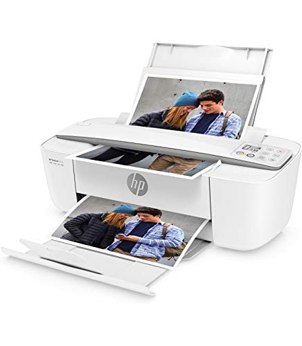 HP DeskJet 3755 Compact All-in-One Wireless Printer with Mobile Printing, Instant Ink ready - Stone Accent (J9V91A) (Renewed)