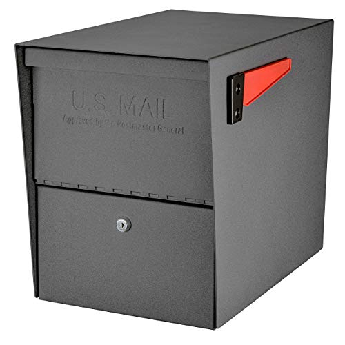 Mail Boss 7205 Package Master Curbside Locking Security Mailbox | Granite