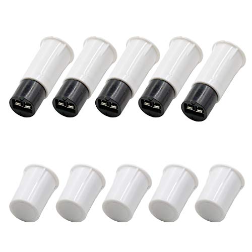 Hxchen MC-33C Normally Closed Recessed Window Door Contact Sensor Alarm Magnetic Reed Switch - (5 Sets)