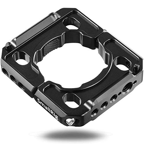 SMALLRIG Rod Clamp Ring Extension Mounting Ring Compatible with DJI Ronin S Gimbal Stabilizer for DSLR Camera w/NATO Rail, 1/4'' Threaded Holes and 3/8'' Locating Holes for ARRI Standard – 2221