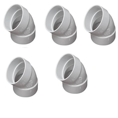 5 Pack 45 Degree Ell Central Vacuum Fitting