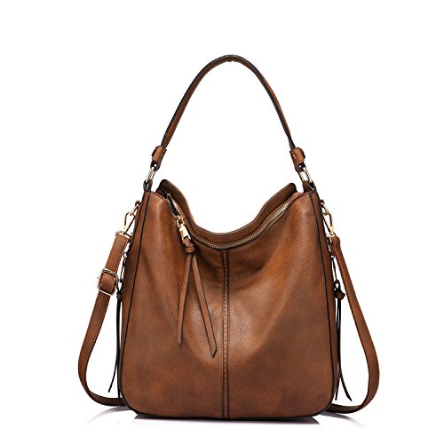 Handbags for Women Small Designer Ladies Hobo bag Bucket Purse Faux Leather