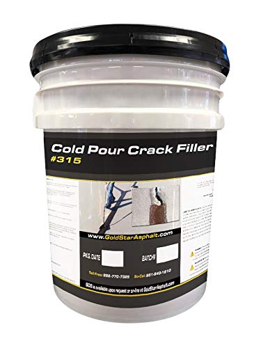 GoldStar Cold Pour Crack Filler. Easy to Use! Just Pour and Fill. 5GL Bucket.