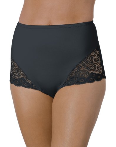 Bali Women's Brief With Lace Firm Control 2-Pack