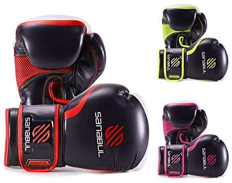 Essential Boxing Gloves Red 8-oz