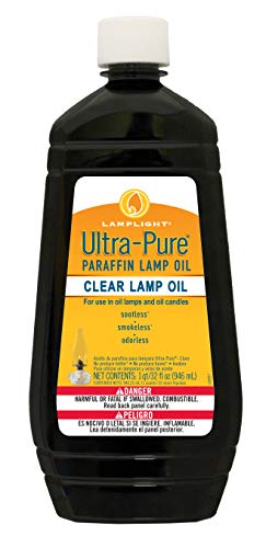 Lamplight Ultra-Pure Lamp Oil, Clear, 32 Ounces