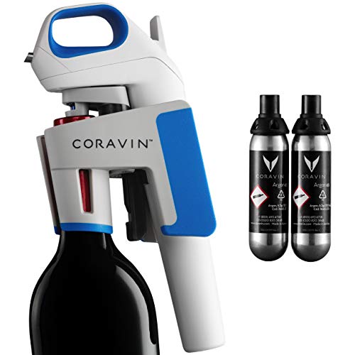 Coravin Model One Advanced - Wine Bottle Opener and Preservation System, Includes 2 Argon Capsules