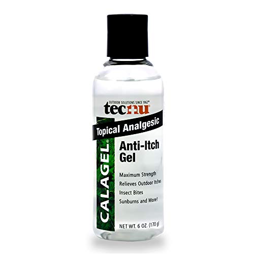 Tecnu Calagel Anti-Itch Gel, Maximum Strength Itch Relief for Rashes, Bug Bites, Stings and Minor Burn Relief, 6 oz