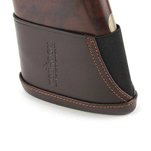 TOURBON Shotgun Stock Extension Gun Shooting Shoulder Genuine Leather Recoil Pad -Small Size