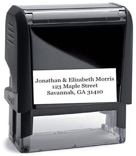 Personalized Address Stamp (Black Ink) - Large Font