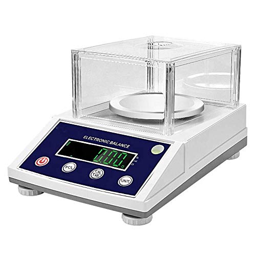 NEWTRY 300gX0.001g High Accuracy Digital Lab Scale Analytical Balance Lab Electronic Precision Balance Scale Weighing Carat/g/lb/oz (110V US Plug, 60HZ  , MAX 300g 0.001g)