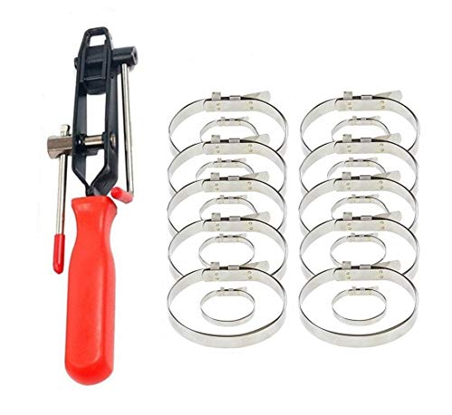 CV Joint Banding Boot Plier Tool With 10 Pair Clamps