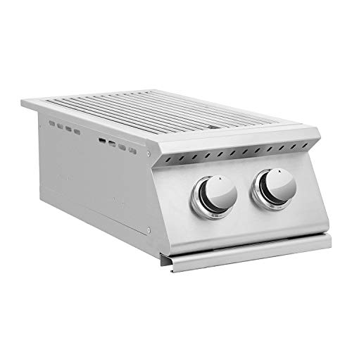 Summerset Sizzler Series Built-In Double Side Burner (SIZSB-2-NG), Natural Gas
