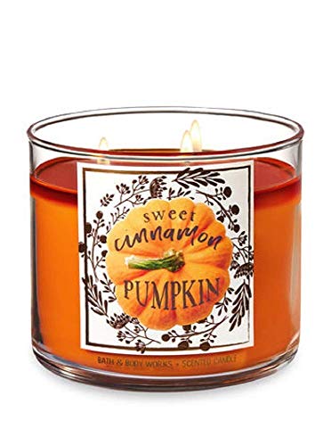 Bath and Body Works Thankful Candle Sweet Cinnamon Pumpkin 3 Wick 14.5 oz