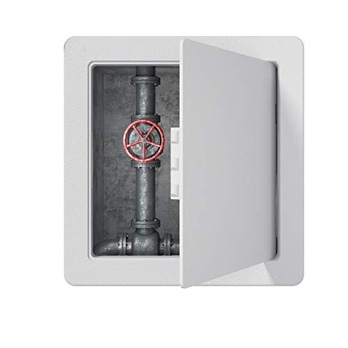 MaRoner Plumbing Access Panel for Drywall Ceiling 8 x 8 inch Removable Hinged Access Door Reinforced Hinged Panel