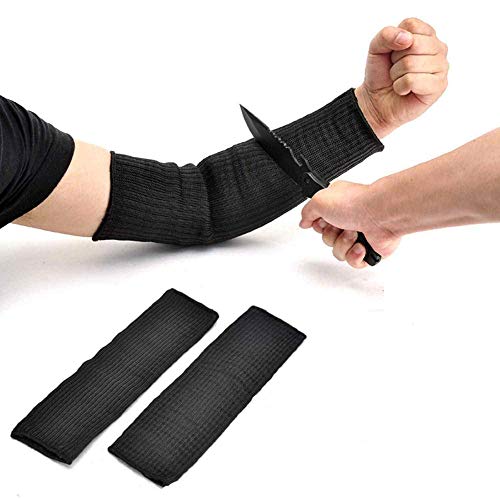 Arm Protectors Cut Heat Resistant Sleeve,iSbaby Arm Protection Sleeves Burn Resistant Anti Abrasion Safety Arm Guard for Garden Kitchen Farm Work 1 Pair
