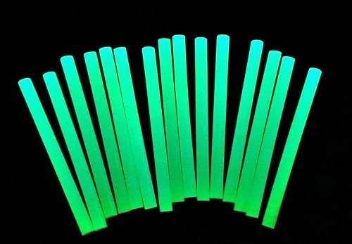 Glue Gun Sticks Adhesives Halloween GLOW in the Dark Mini 5/16 (.25') Hot Melt Glue Sticks 4' Length Art Glues Pastes Craft Supplies 1 Lot 24Pcs