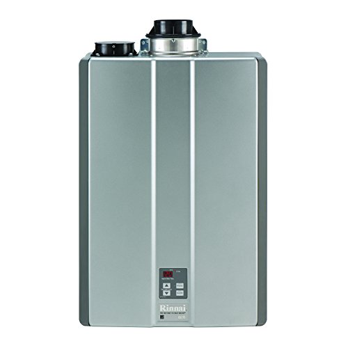 Rinnai RUC98iN Ultra Series Indoor Natural Gas Tankless Water Heater, Twin Pipe