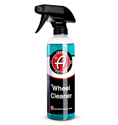 Adam's Wheel Cleaner 16oz – Professional Car Wheel Cleaner Spray & Brake Dust Remover for Car Wash Detailing | Safe Rim Cleaner On Chrome Clear Coated & Plasti Dipped Wheels| Use w/Wheel Brush Woolie