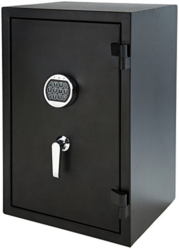 AmazonBasics Fire Resistant Box Safe, 2.1 Cubic Feet - YB-66YLA-F