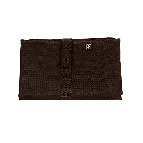 J.L. Childress Full Body Portable Baby Changing Pad, Fully Padded for Baby's Comfort, Waterproof, Opens to 19' X 30', Black
