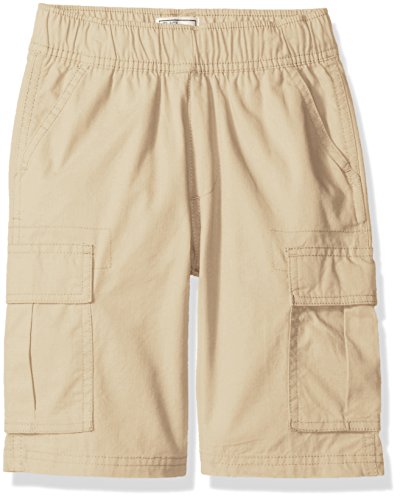 The Children's Place Boys' Big Pull-on Cargo Shorts, Sand Wash, 10