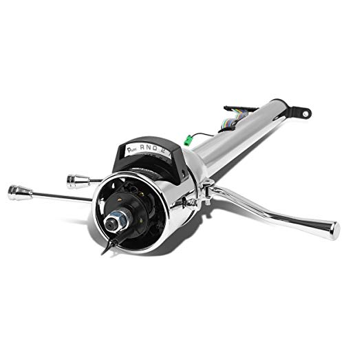 Replacement for Chevy GM Hot Rod Stainless Steel 30 inches Tilt Automatic Style Steering Column Mounted Shifter