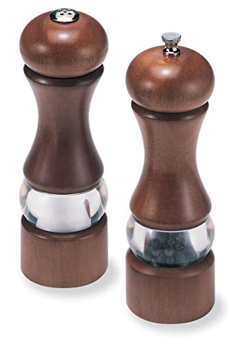 Olde Thompson Dover Pepper Mill & Salt Shaker, 7.5', Walnut