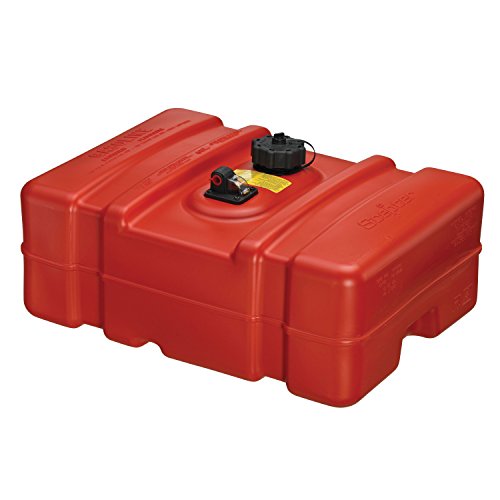 Scepter 08669 Rectangular Fuel Tank - 12 Gallon Low Profile,Red