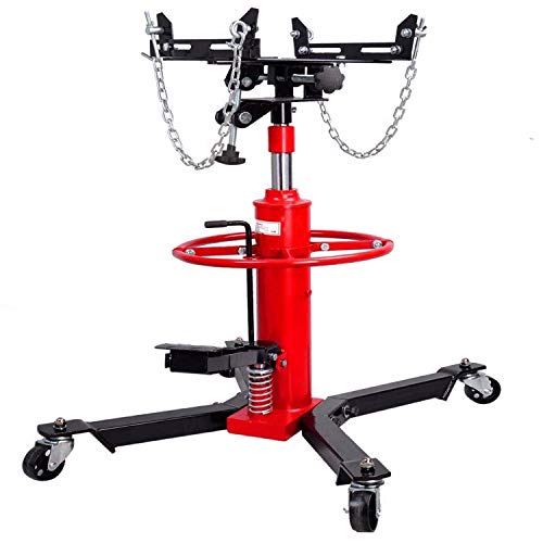 XKing 1660lbs Transmission Jack 2 Stage Hydraulic w/ 360° for car Lift auto Lift 0.75T