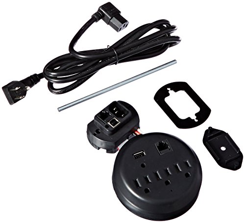 Liberty Safe Power Outlet Kit for Interior Safe Accessories with USB and Ethernet for Dehumidifiers and Lights