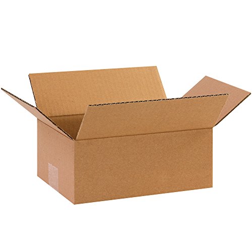 Partners Brand P1074 Corrugated Boxes, 10'L x 7'W x 4'H, Kraft (Pack of 25)